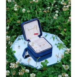 Maison Scarlett Boite a bijoux de voyage carree Corinne velours*Femme Coffret Bijoux