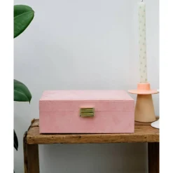 Maison Scarlett Boite a bijoux Louise en velours*Femme Coffret Bijoux