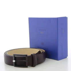 Serge Blanco Ceinture cuir graine mat avec boucle*Homme Ceintures