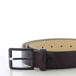 Serge Blanco Ceinture cuir graine mat avec boucle*Homme Ceintures