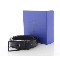 Serge Blanco Ceinture homme en cuir avec surpiqures*Homme Ceintures