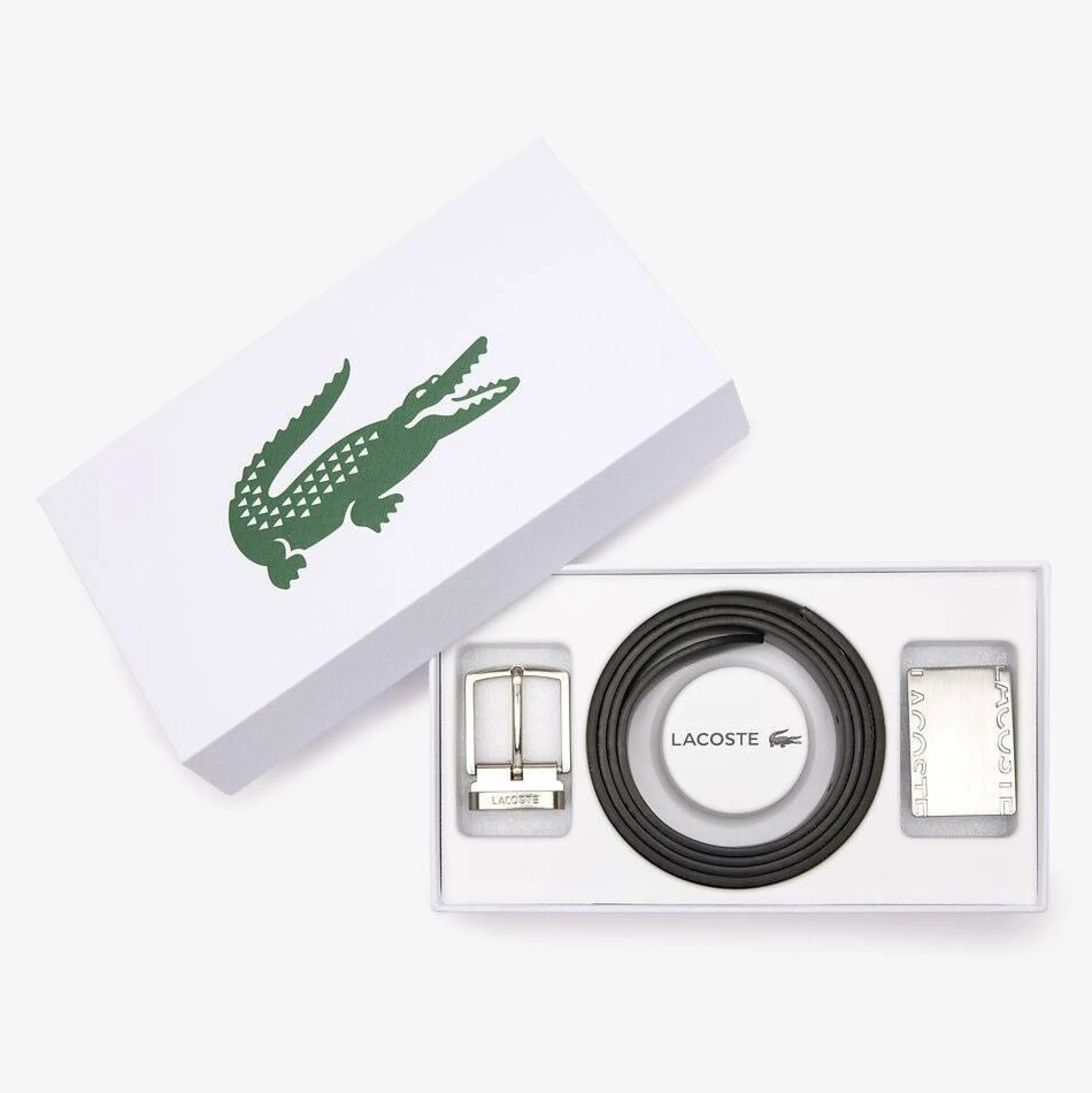 Lacoste Coffret ceinture reversible + 2 boucles*Homme Ceintures