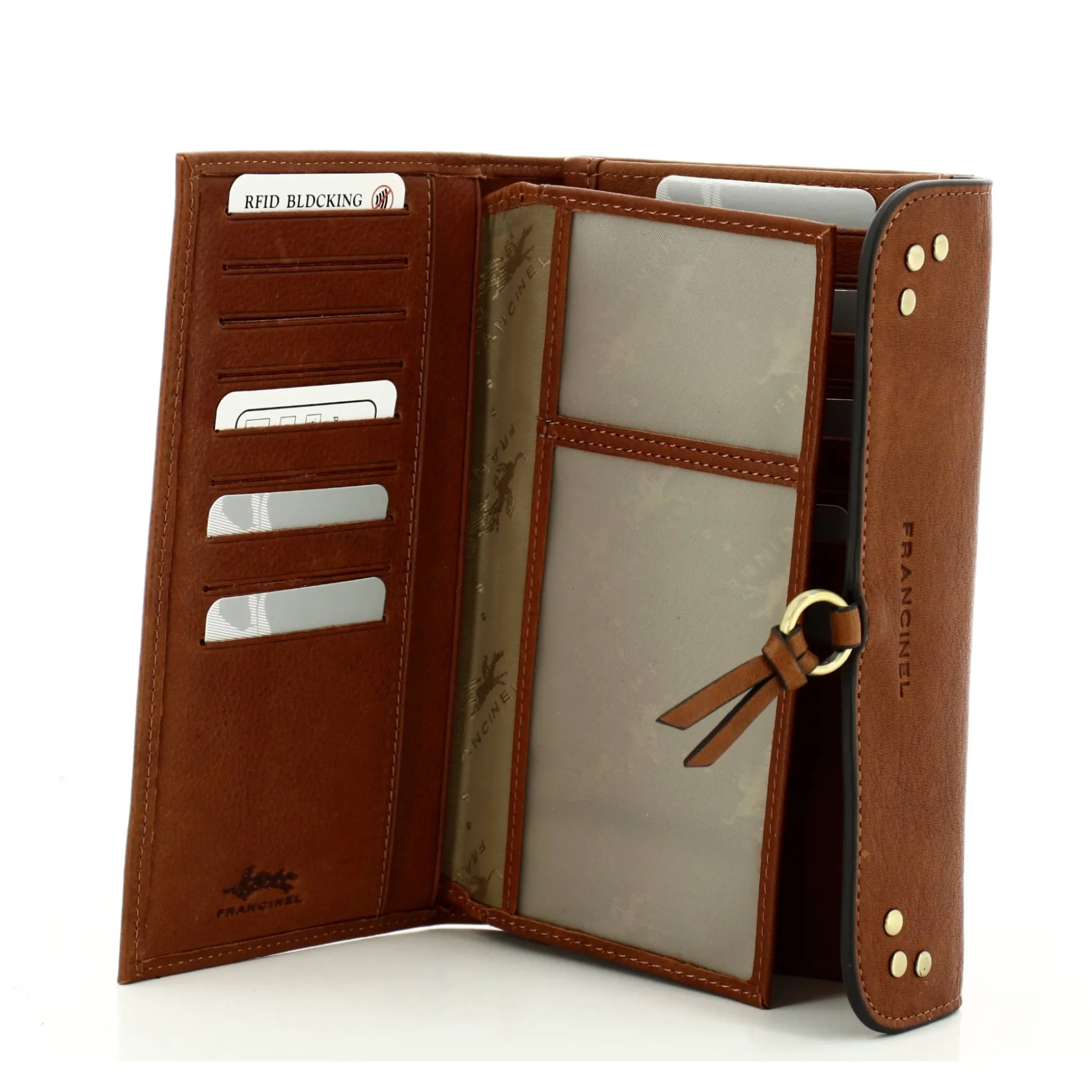 Francinel Compagnon Enola a rabat en cuir*Femme Portefeuilles Femme