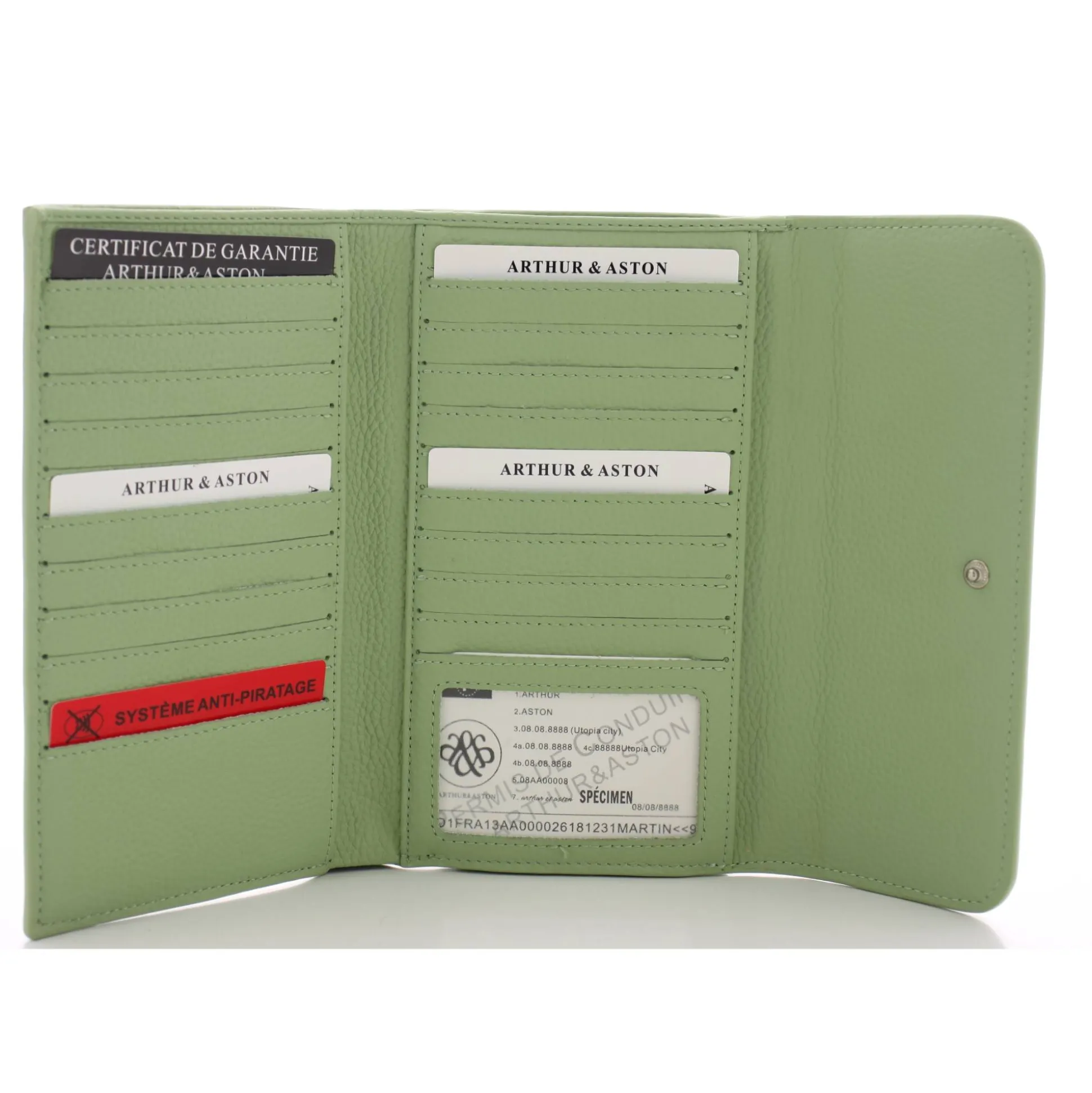 Arthur Aston Compagnon femme Joy en cuir*Femme Portefeuilles Femme