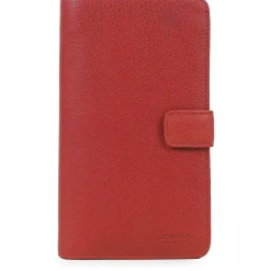 Fuchsia Compagnon zippe cuir graine Saxo*Femme Portefeuilles Femme