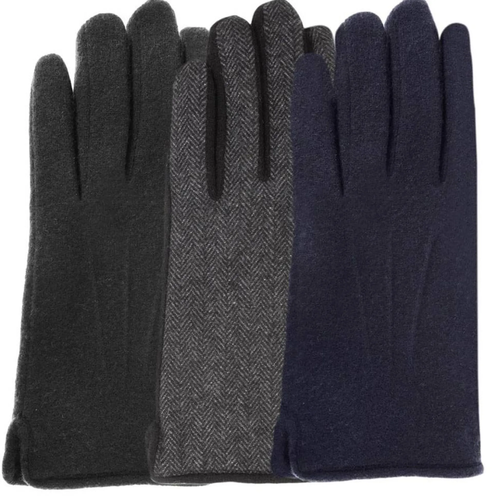Isotoner Gants en laine compatibles ecrans tactiles*Homme Gants Homme