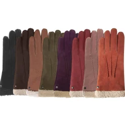 Isotoner Gants femme Ultra Chaud cuir double fausse fourrure*Femme Gants Femme
