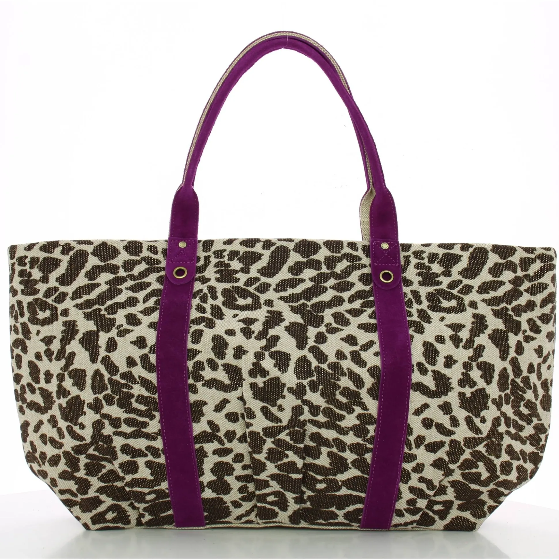 Mila Louise Grand cabas zippe Colette LP leopard*Femme Sacs Cabas