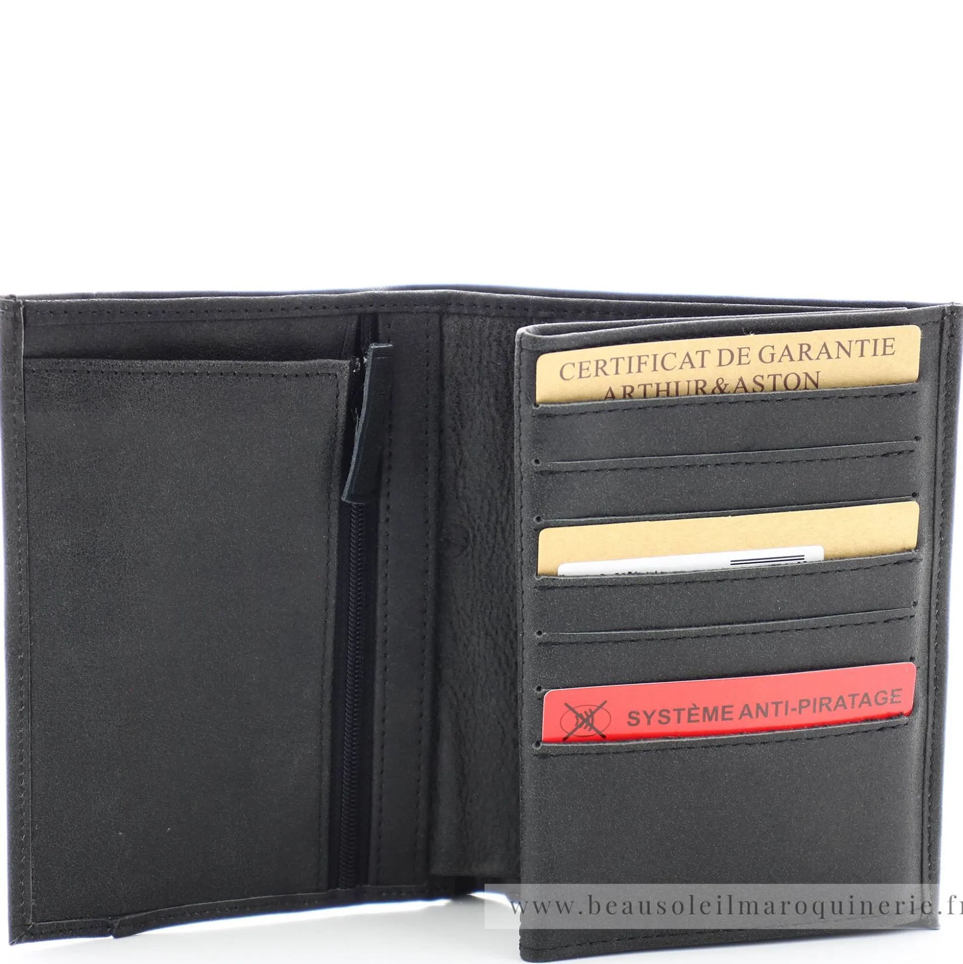 Arthur Aston Grand portefeuille (3 volets) Diego*Homme Portefeuilles Homme
