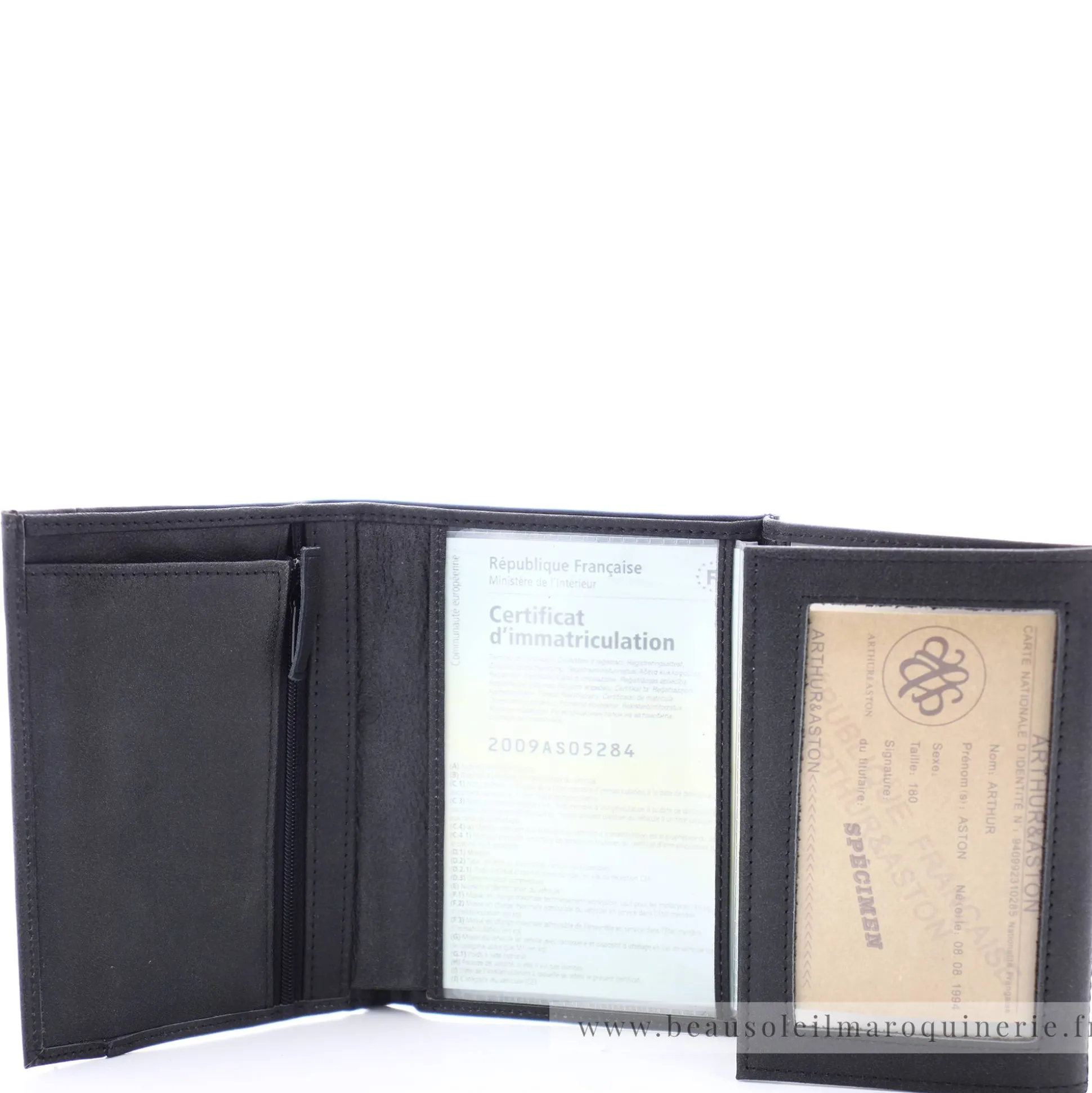 Arthur Aston Grand portefeuille (3 volets) Diego*Homme Portefeuilles Homme