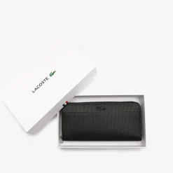 Lacoste Grand portefeuille Chantaco en cuir*Femme Portefeuilles Femme