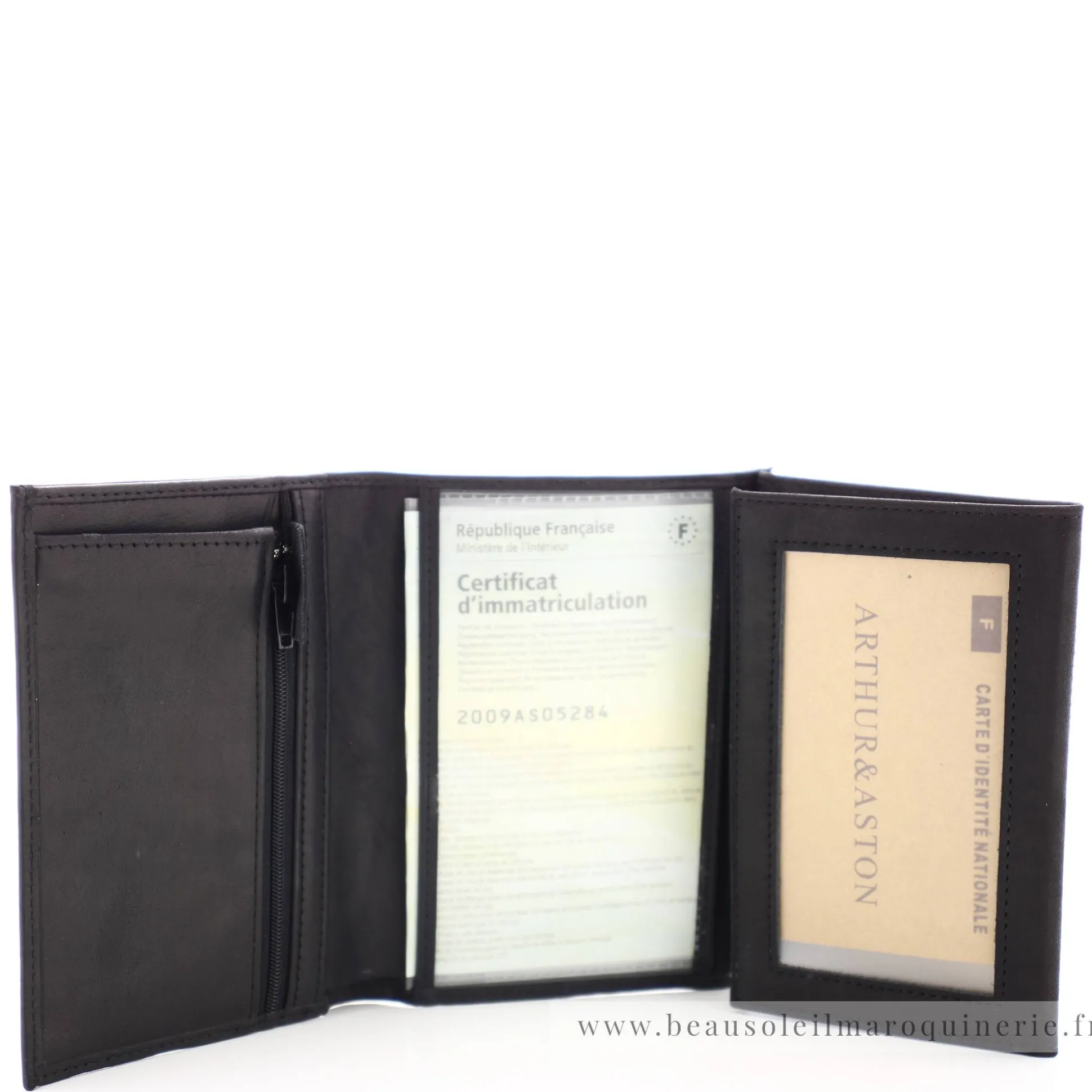 Arthur Aston Grand portefeuille cuir gras Louis*Homme Portefeuilles Homme