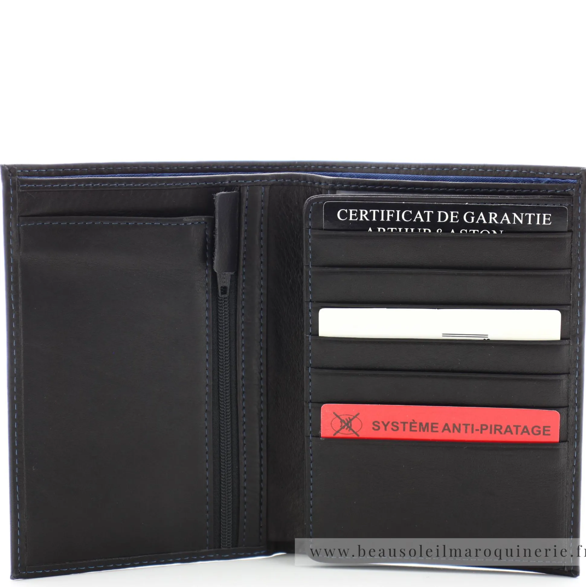 Arthur Aston Grand portefeuille en cuir Pablo*Homme Portefeuilles Homme