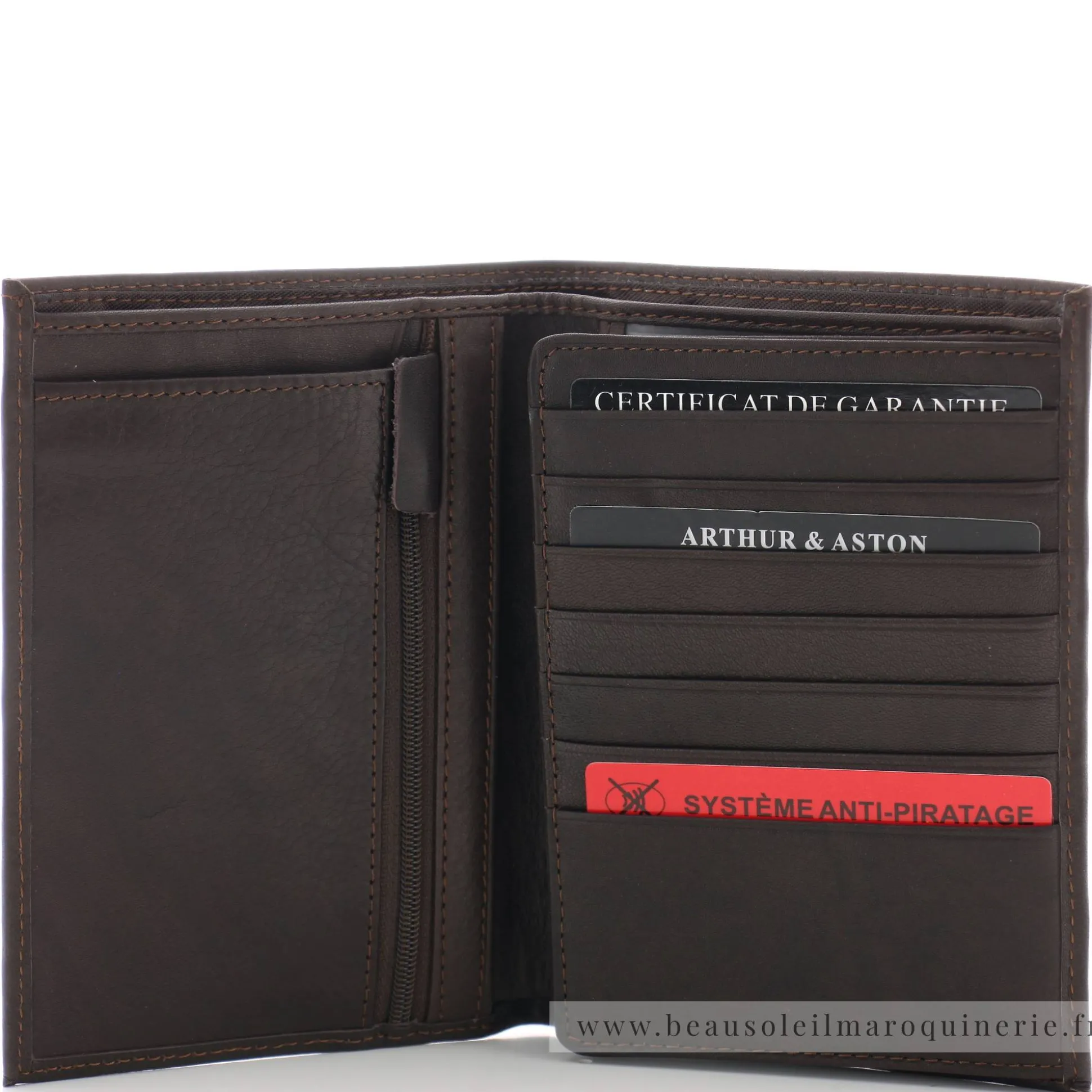Arthur Aston Grand portefeuille en cuir Pablo*Homme Portefeuilles Homme