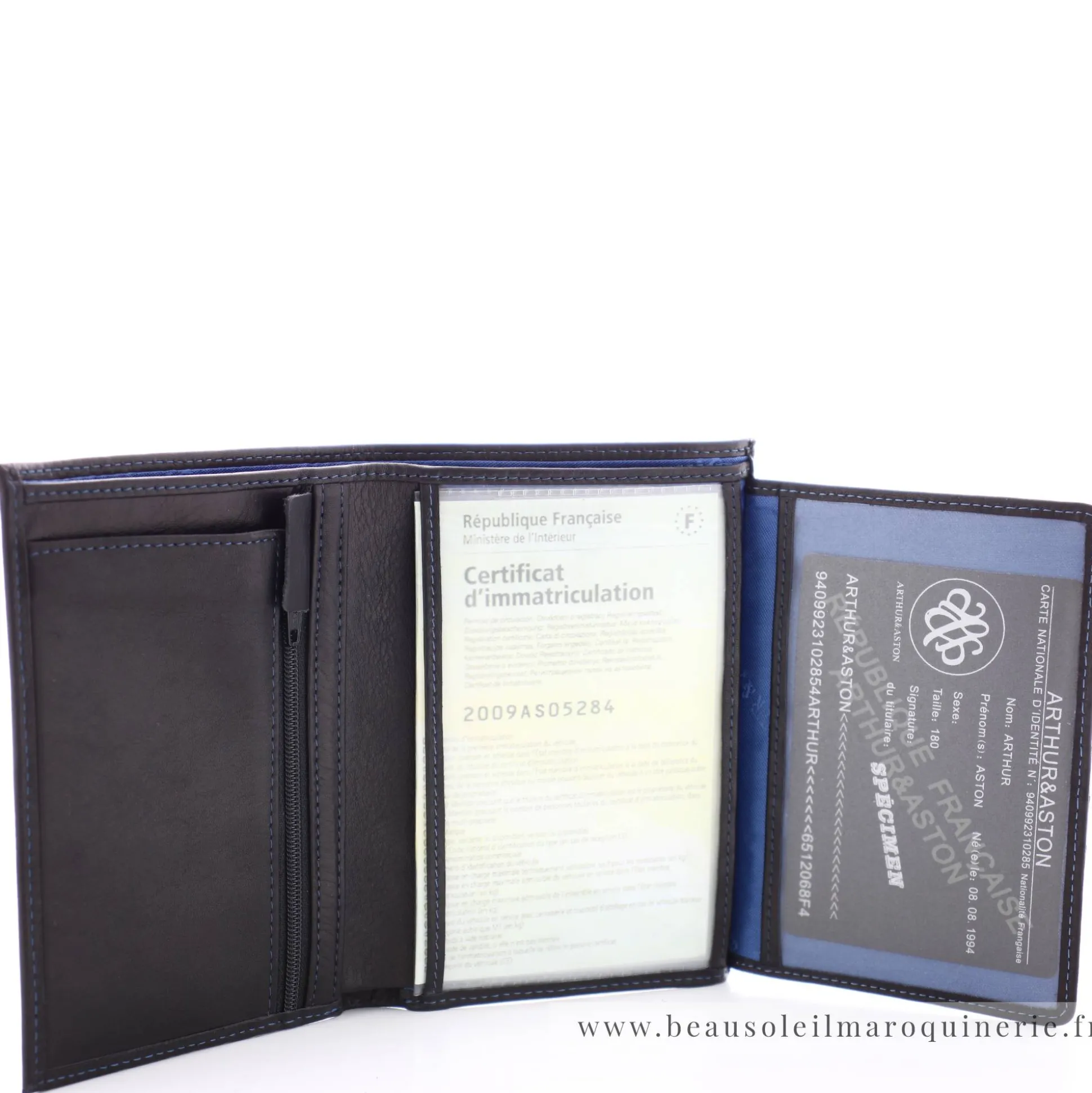 Arthur Aston Grand portefeuille en cuir Pablo*Homme Portefeuilles Homme
