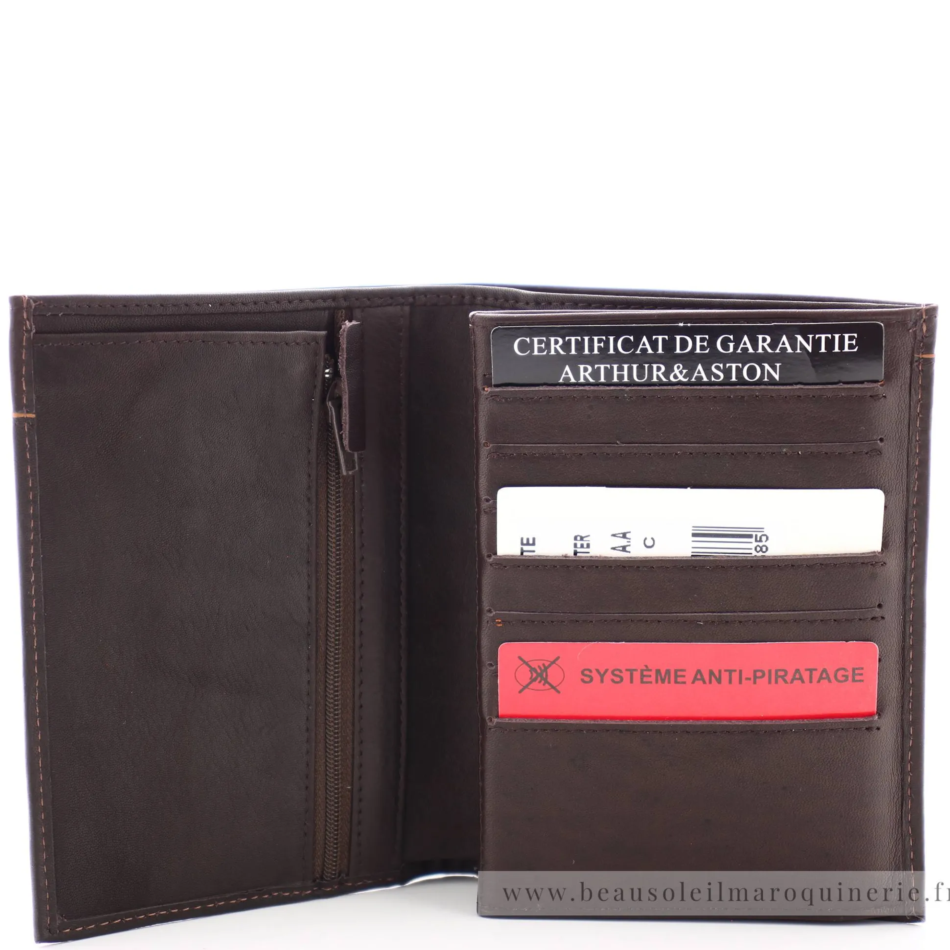 Arthur Aston Grand portefeuille homme en cuir plonge Ennis*Homme Portefeuilles Homme