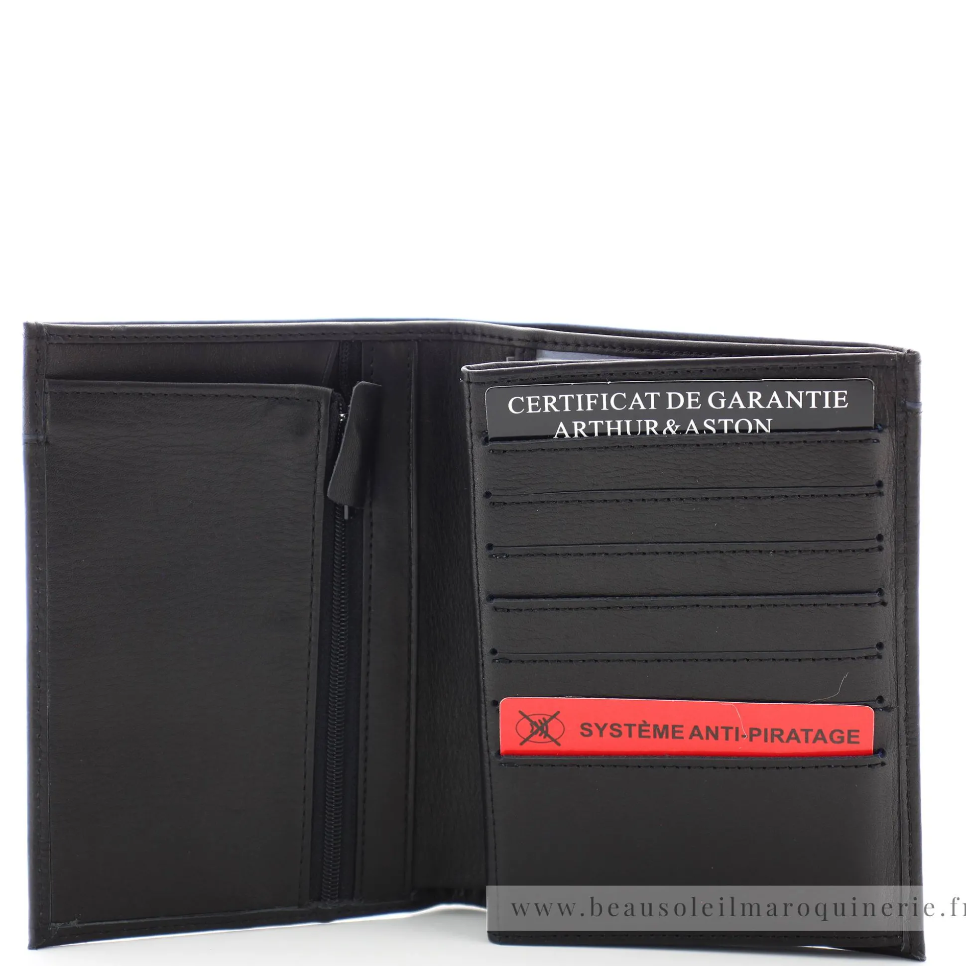 Arthur Aston Grand portefeuille homme en cuir plonge Ennis*Homme Portefeuilles Homme