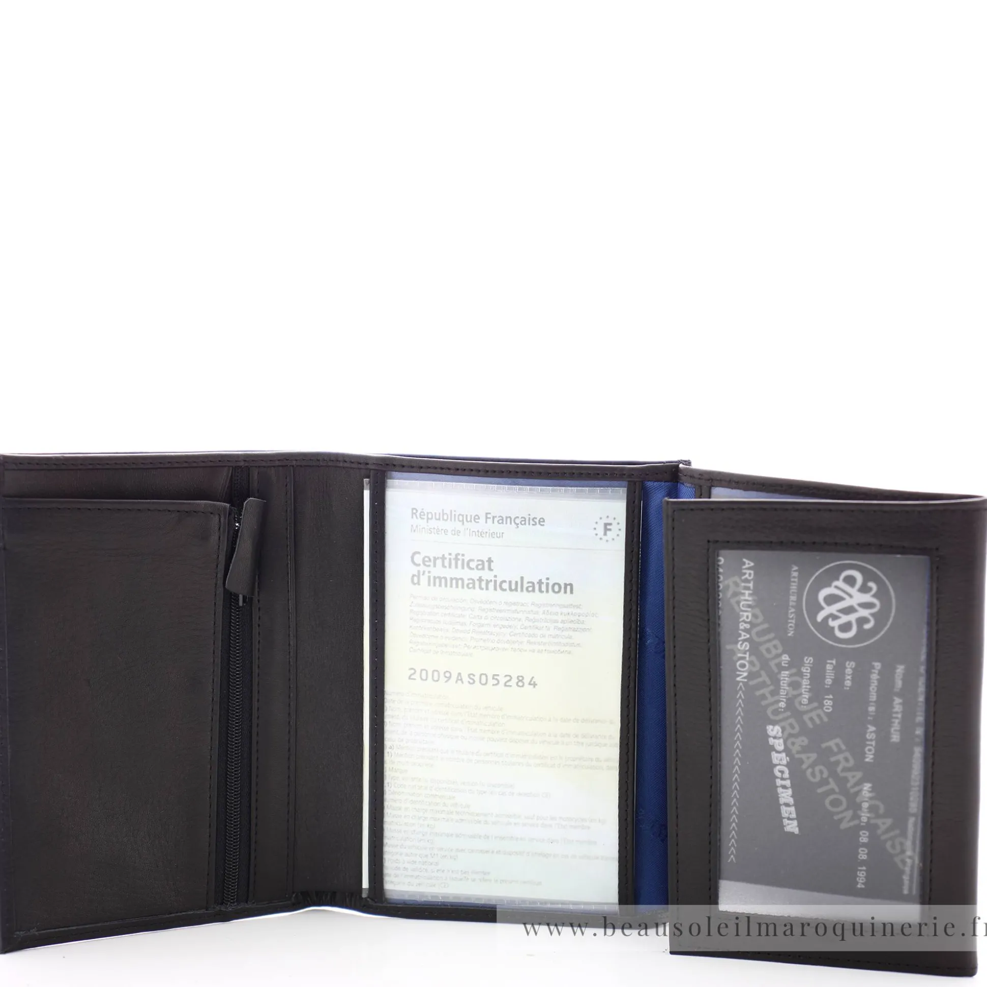 Arthur Aston Grand portefeuille homme en cuir plonge Ennis*Homme Portefeuilles Homme