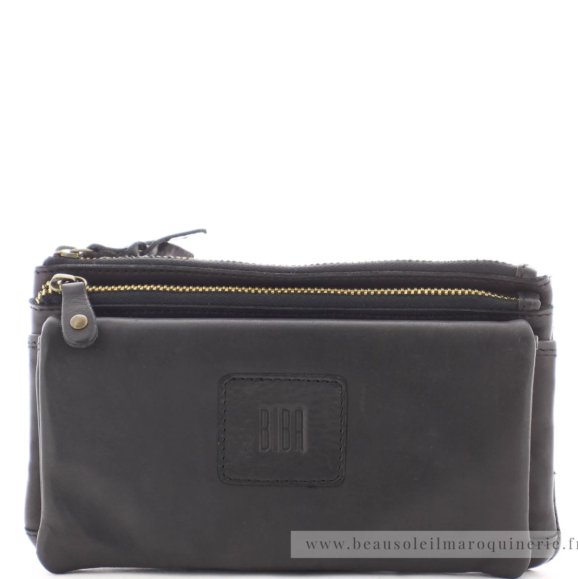Biba Grand portefeuille Kansas zippe en cuir*Femme Portefeuilles Femme
