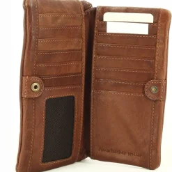 Biba Grand portefeuille Kansas zippe en cuir*Femme Portefeuilles Femme