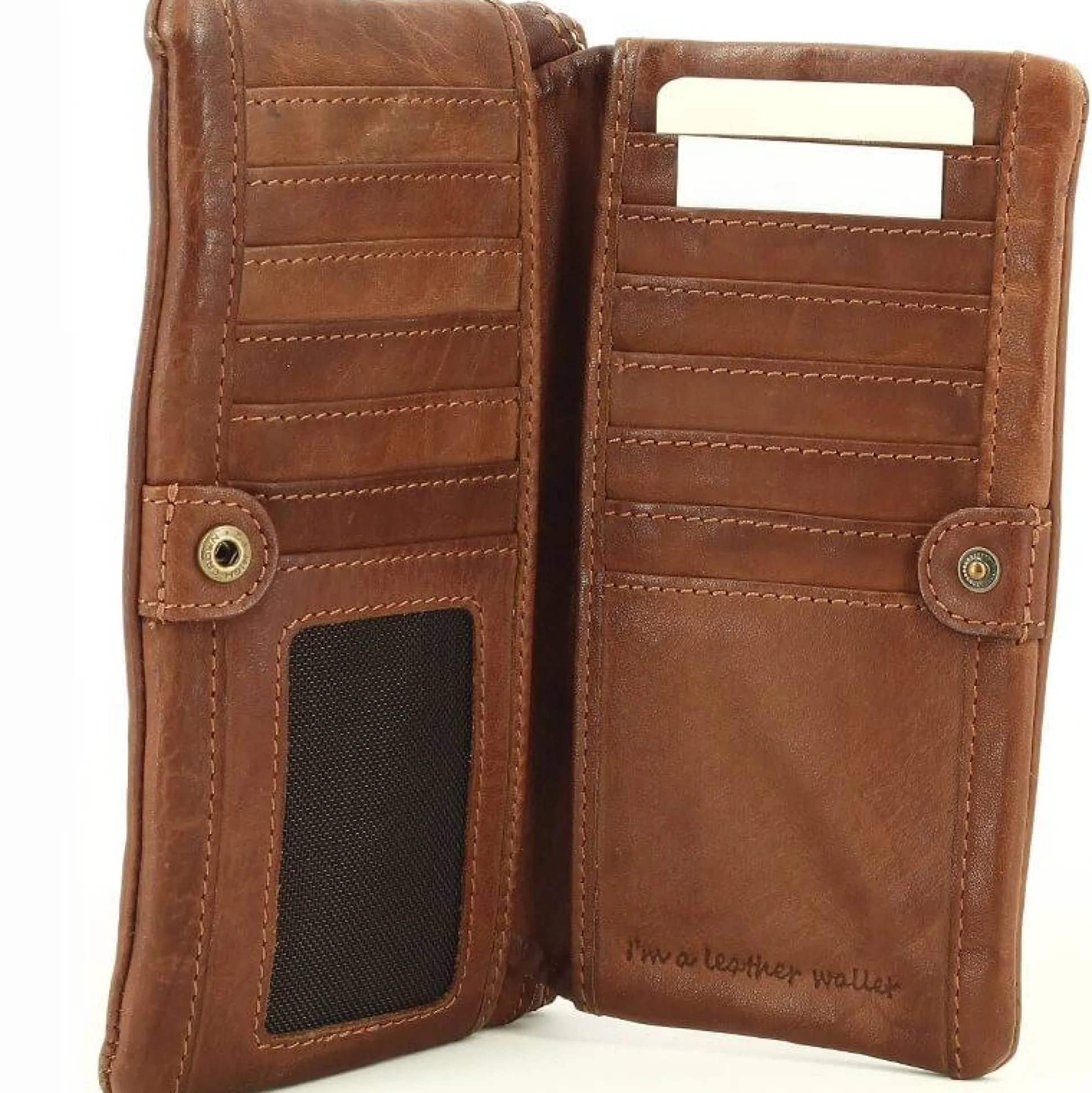 Biba Grand portefeuille Kansas zippe en cuir*Femme Portefeuilles Femme