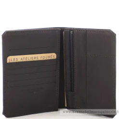 Les Ateliers Foures Grand portefeuille Promethee rabat cartes Baroudeur*Homme Portefeuilles Homme