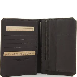 Les Ateliers Foures Grand portefeuille Promethee rabat cartes Baroudeur*Homme Portefeuilles Homme
