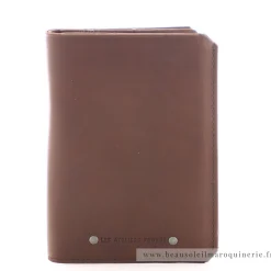 Les Ateliers Foures Grand portefeuille Promethee Baroudeur depliant*Homme Portefeuilles Homme