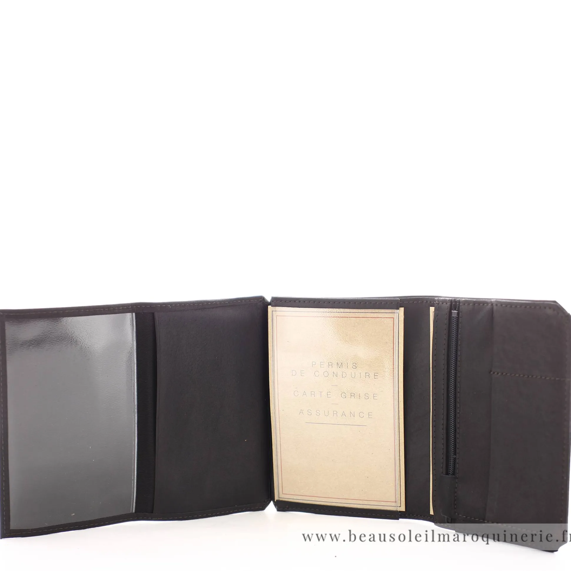 Les Ateliers Foures Grand portefeuille Promethee Baroudeur depliant*Homme Portefeuilles Homme