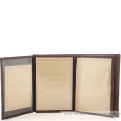 Les Ateliers Foures Grand portefeuille Promethee double rabat Baroudeur*Homme Portefeuilles Homme