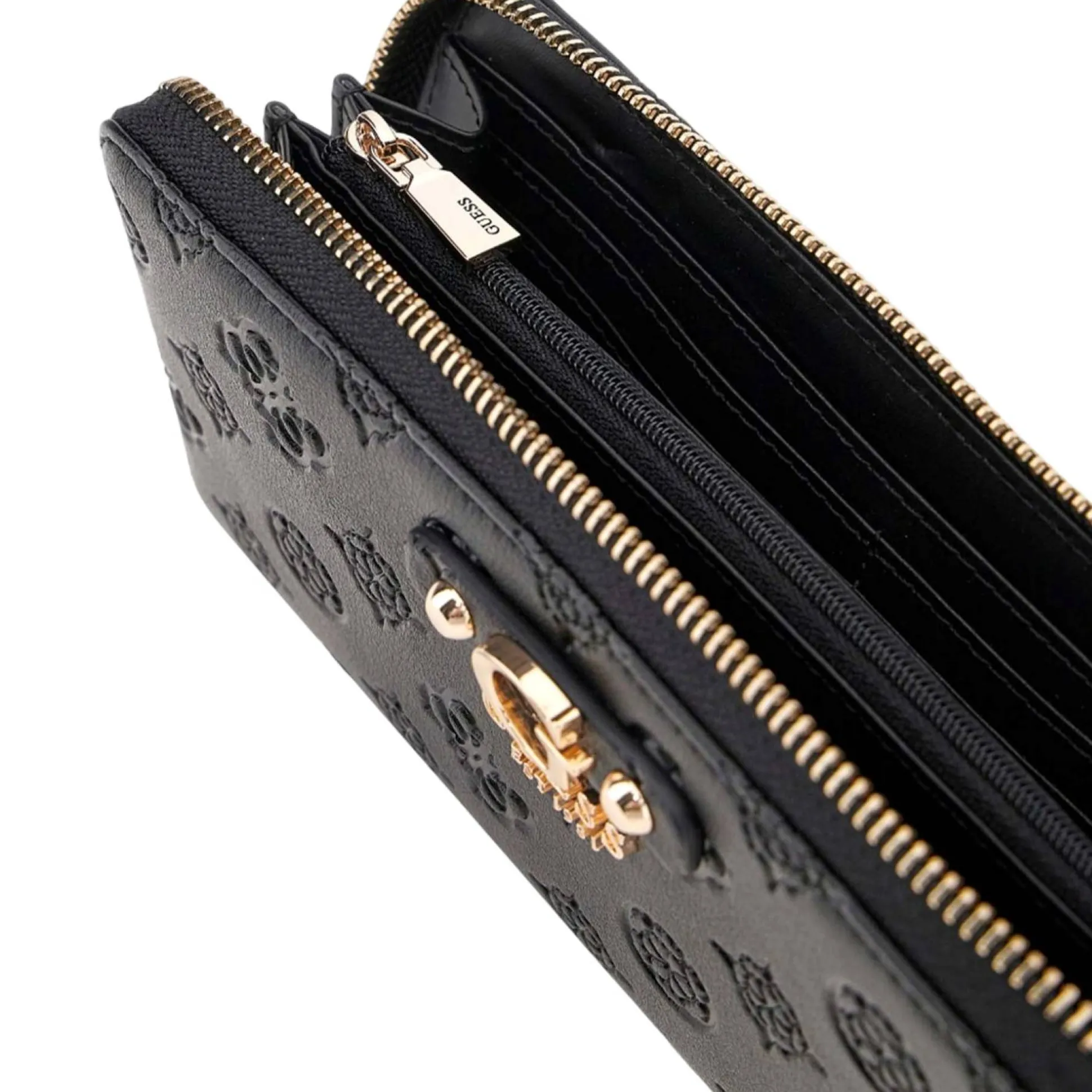 Guess Grand portefeuille zippe Gerty logo 4G*Femme Portefeuilles Femme