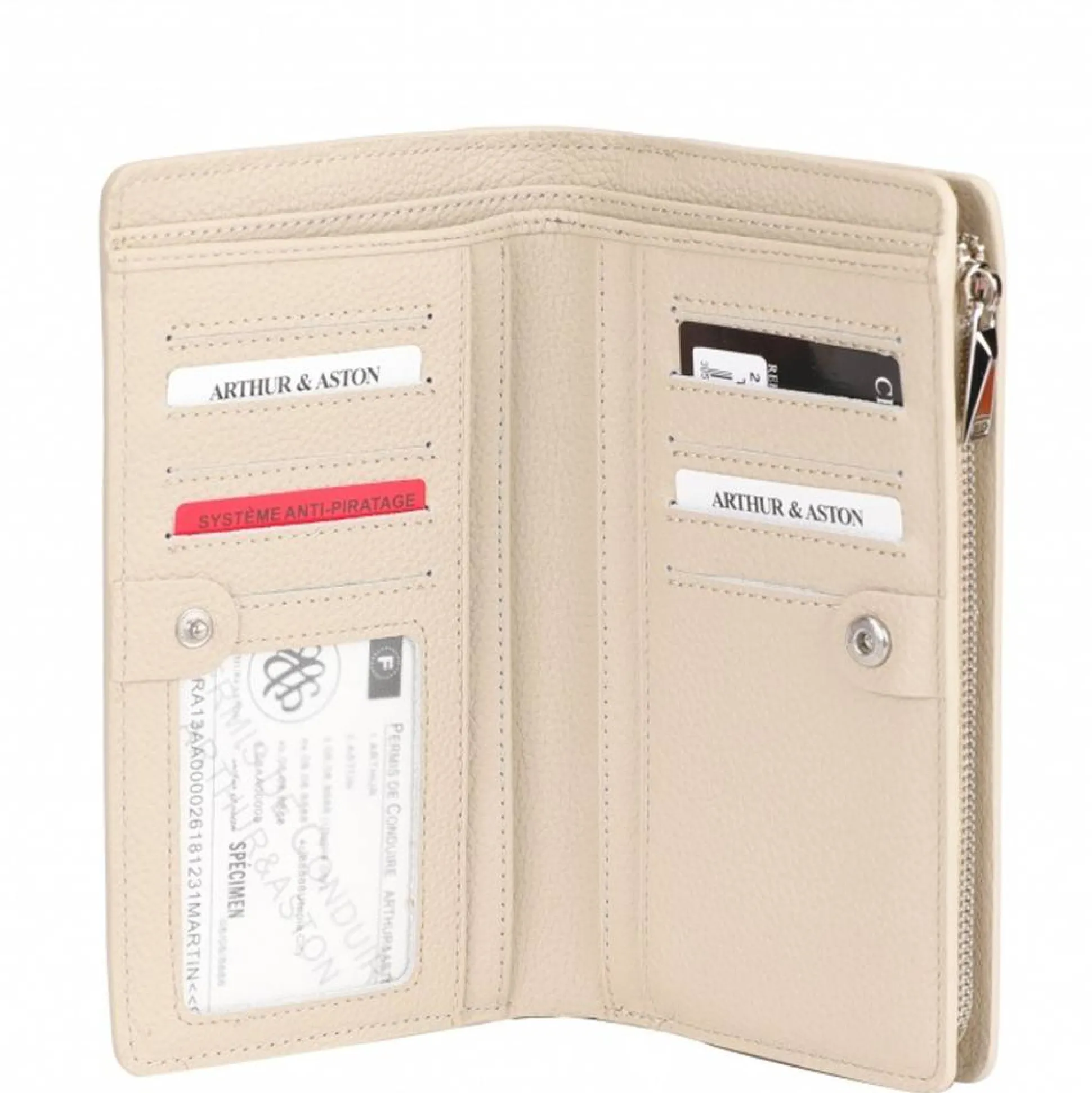 Arthur Aston Grand porte-monnaie Joy cuir*Femme Tout En Un Femme|Porte-Monnaie Femme