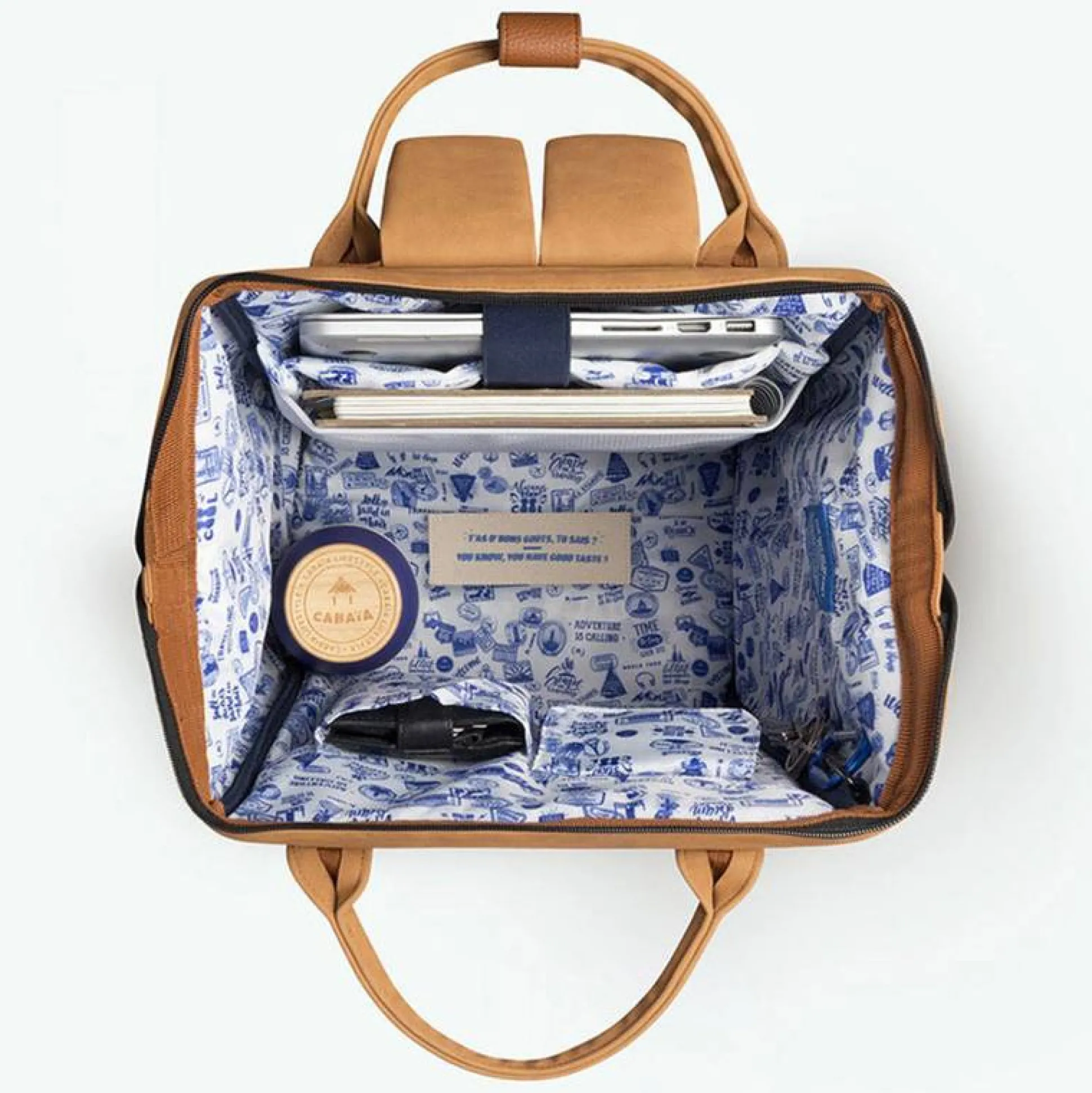 Cabaia Grand sac a dos Adventurer Maxi*Femme/Homme Sacs À Dos Voyage|Sacs À Dos