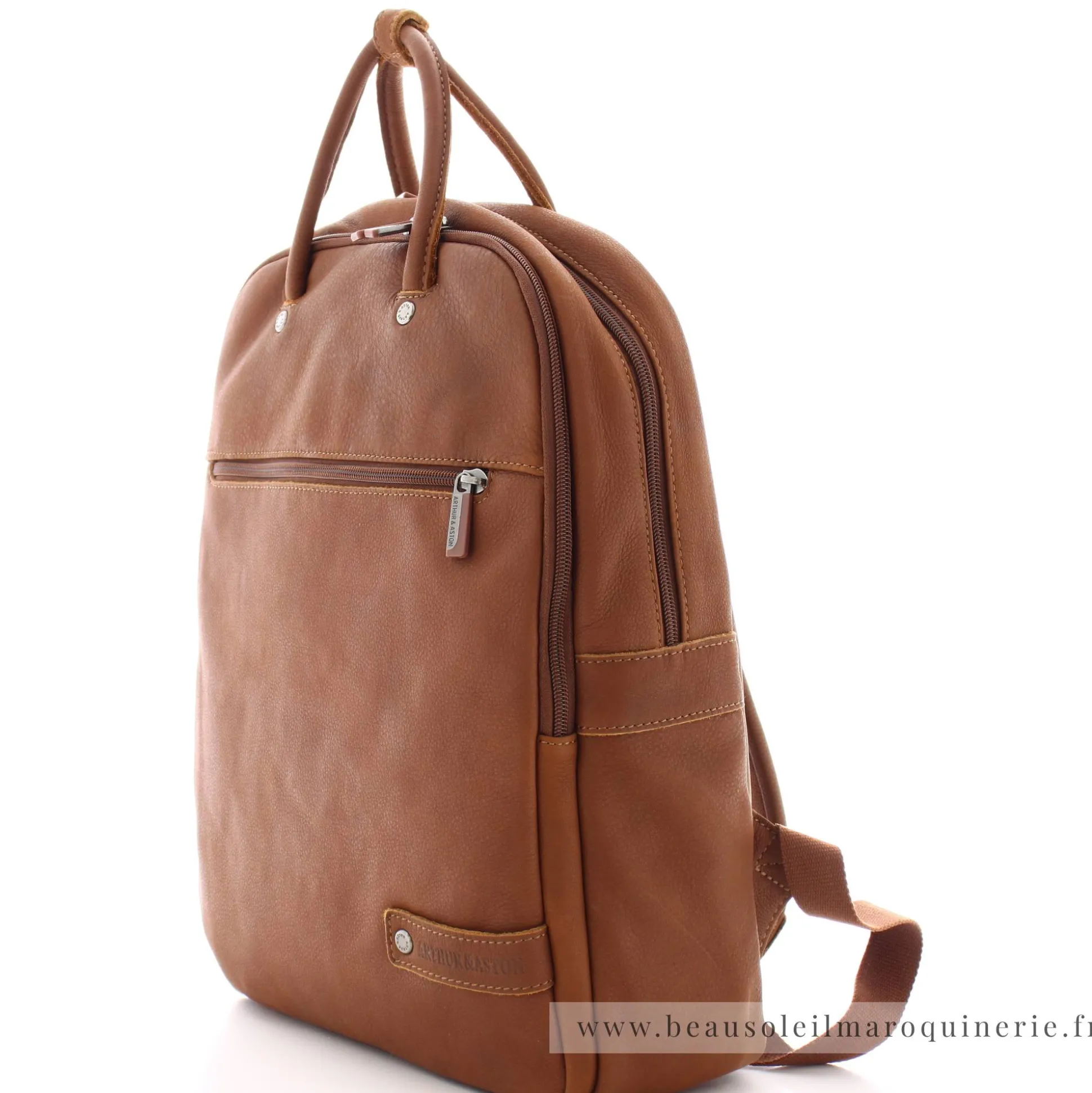 Arthur Aston Grand sac a dos Oscar en cuir*Homme Sacs À Dos
