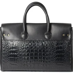 Mac Douglas Grand sac a main facon croco Pyla Meryl S*Femme Sacs À Main