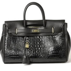 Mac Douglas Grand sac a main facon croco Pyla Meryl S*Femme Sacs À Main