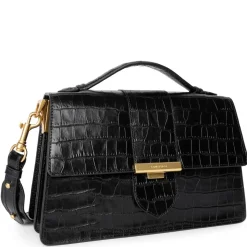 Lancaster Grand sac a main rabat Exotic Ily croco*Femme Sacs À Main