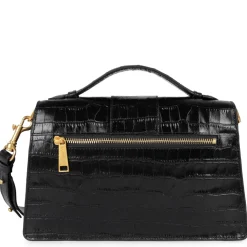 Lancaster Grand sac a main rabat Exotic Ily croco*Femme Sacs À Main
