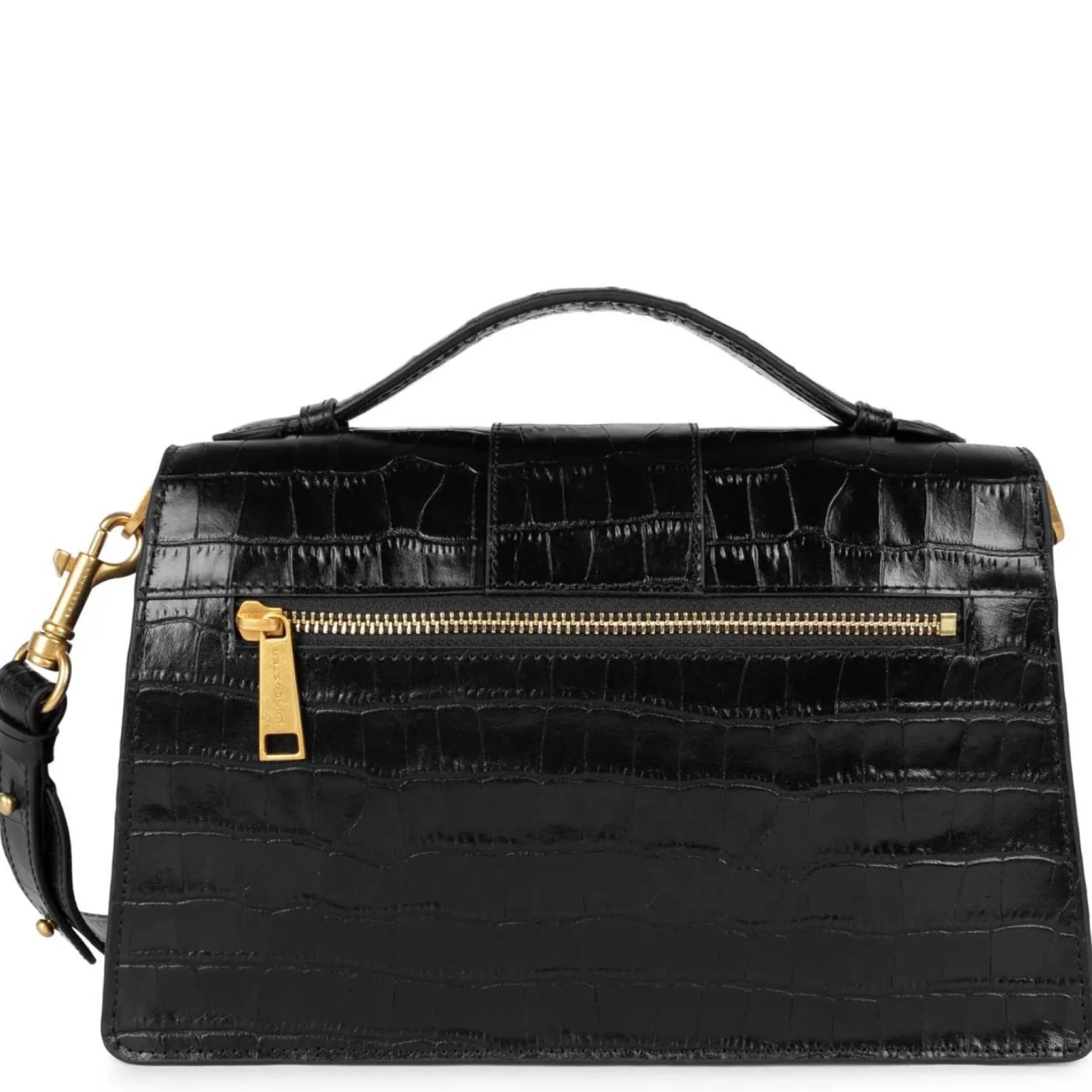 Lancaster Grand sac a main rabat Exotic Ily croco*Femme Sacs À Main
