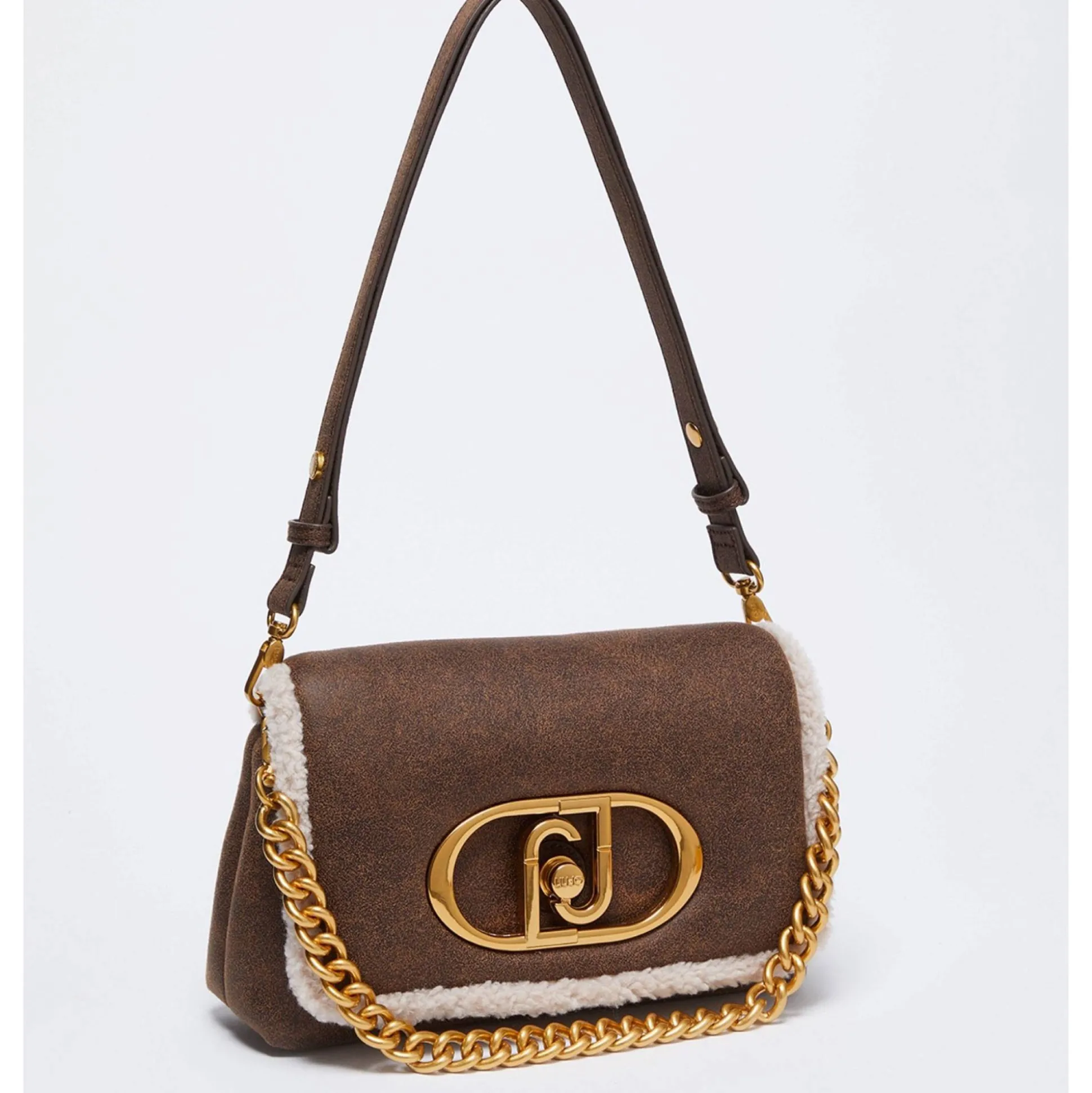 Liu Jo Grand sac a rabat LaPuffy details teddy*Femme Sacs Bandoulière