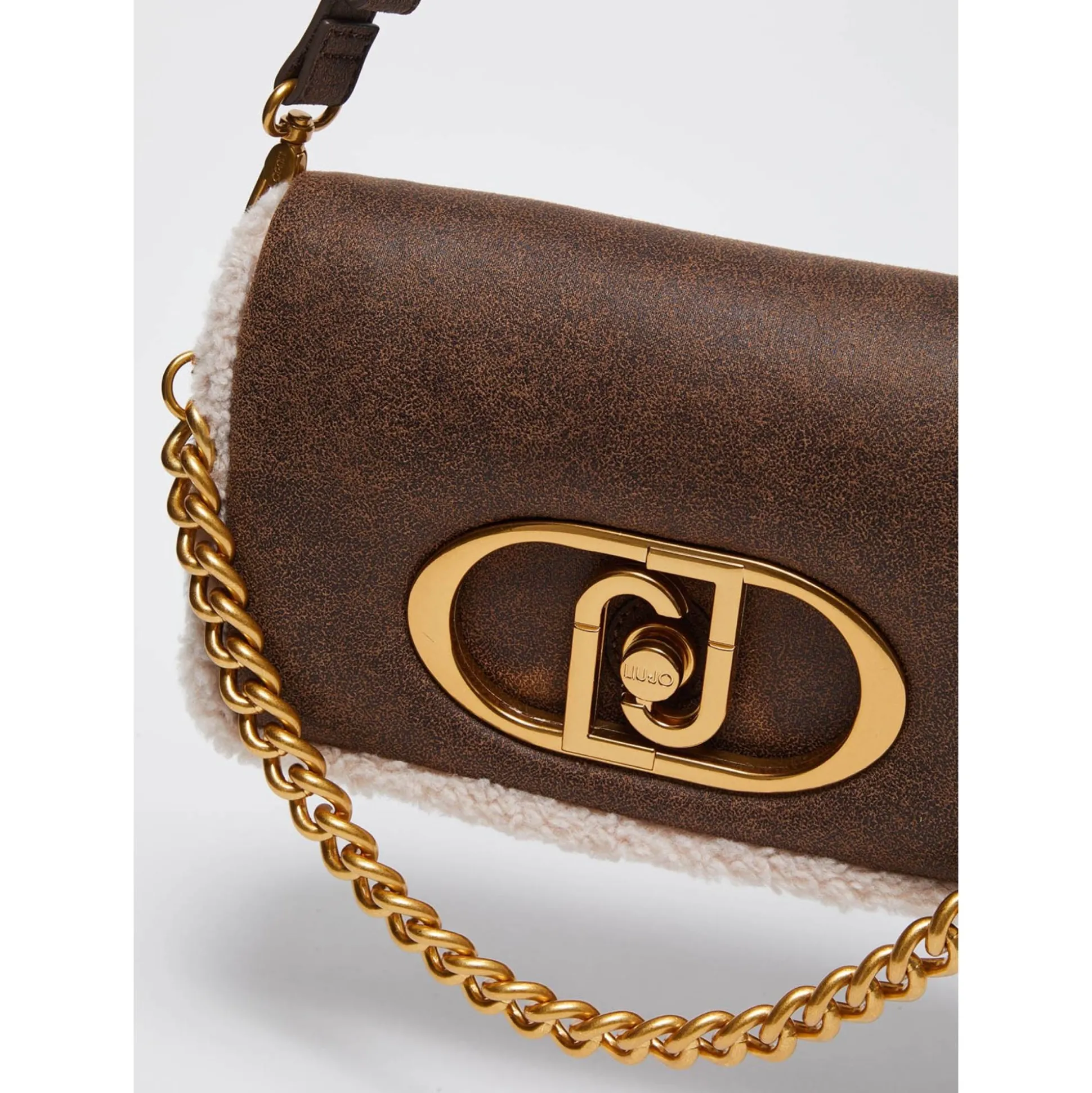 Liu Jo Grand sac a rabat LaPuffy details teddy*Femme Sacs Bandoulière