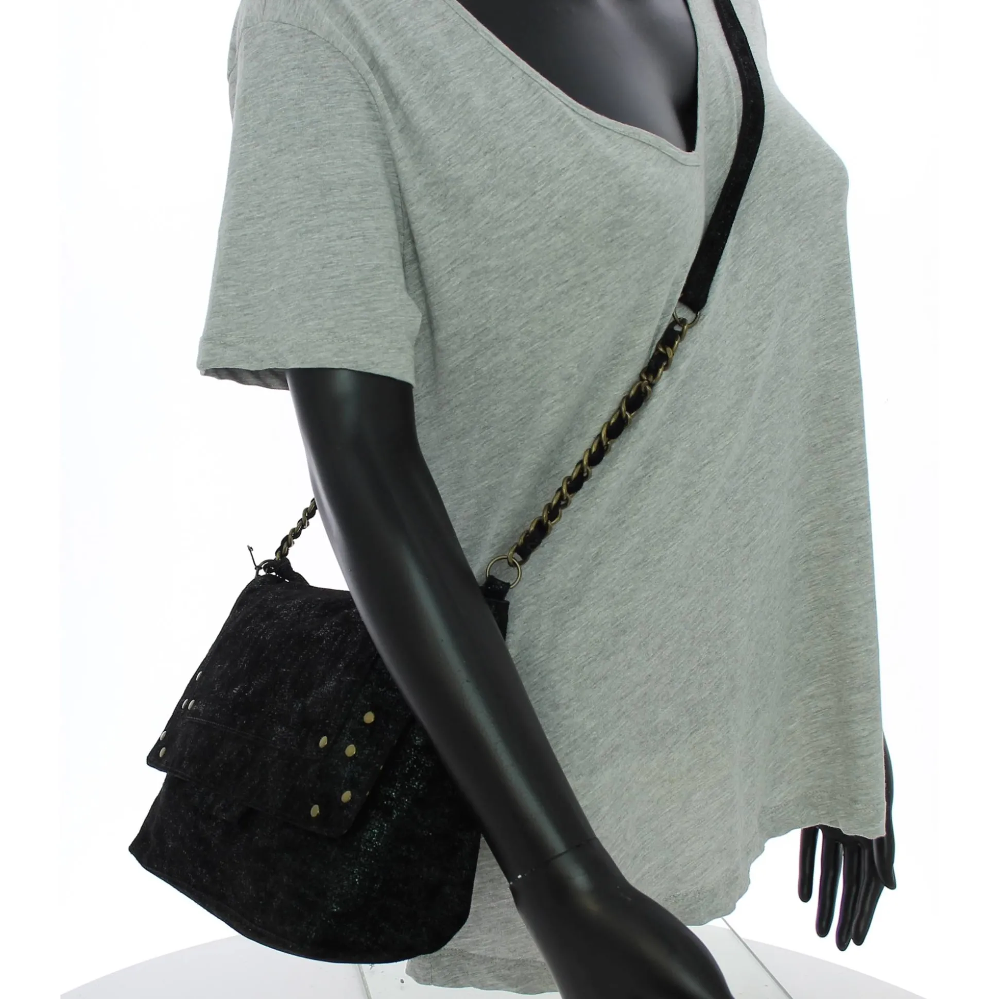 Pieces Grand sac besace Felizia cuir a rabat*Femme Sacs Bandoulière