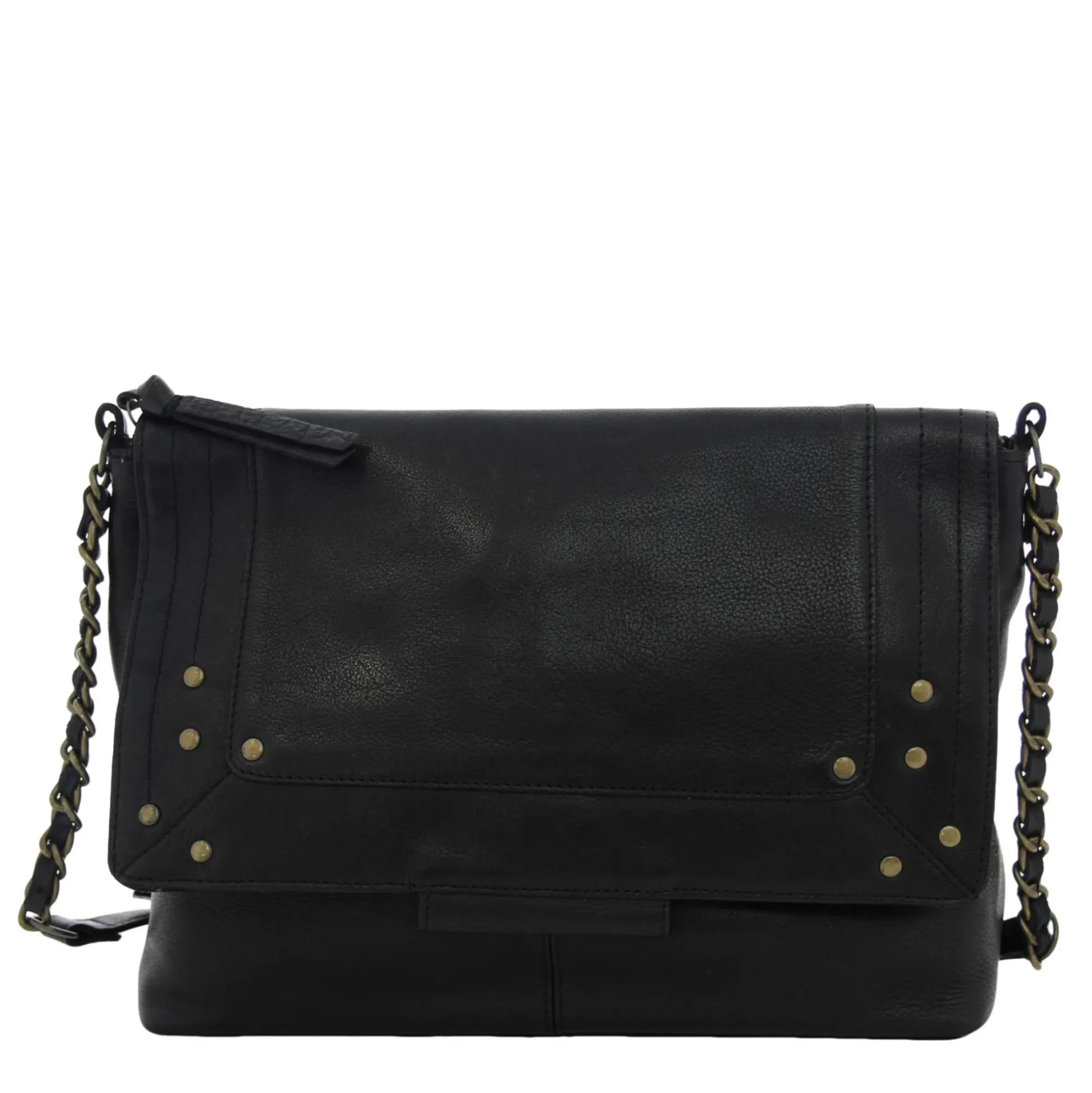 Pieces Grand sac besace Felizia cuir a rabat*Femme Sacs Bandoulière