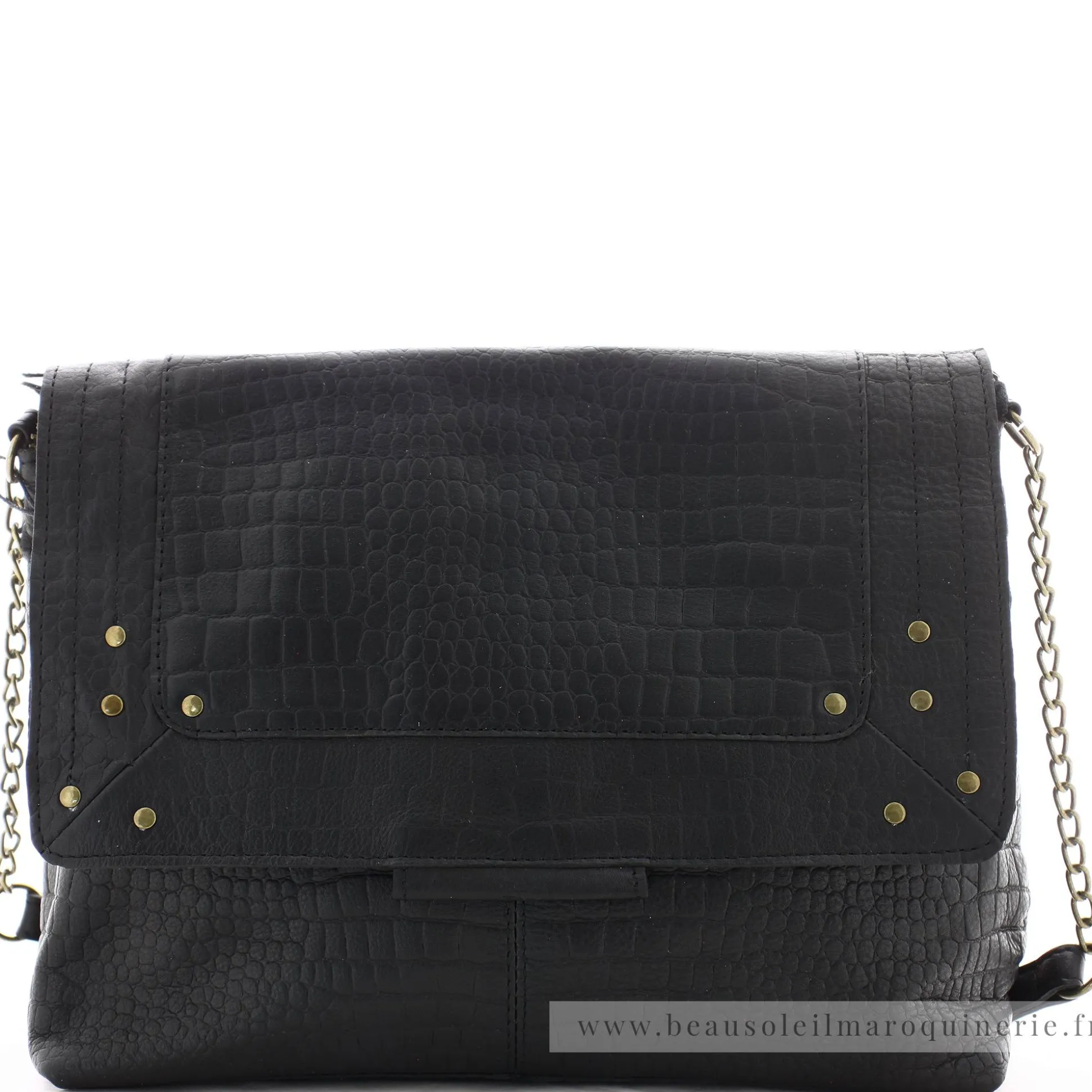 Pieces Grand sac besace Felizia cuir a rabat*Femme Sacs Bandoulière