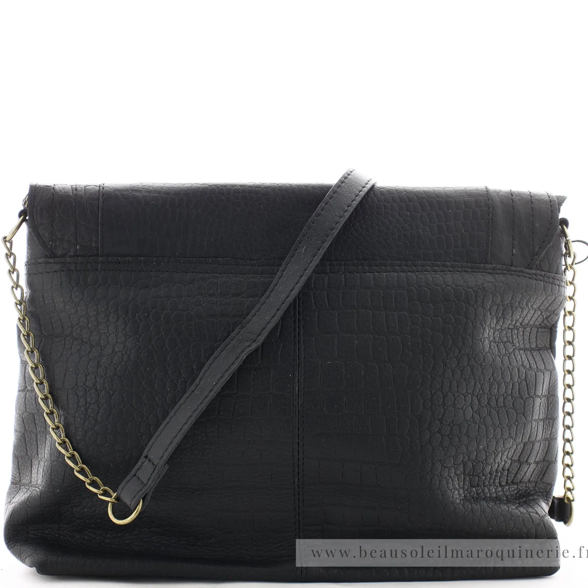 Pieces Grand sac besace Felizia cuir a rabat*Femme Sacs Bandoulière