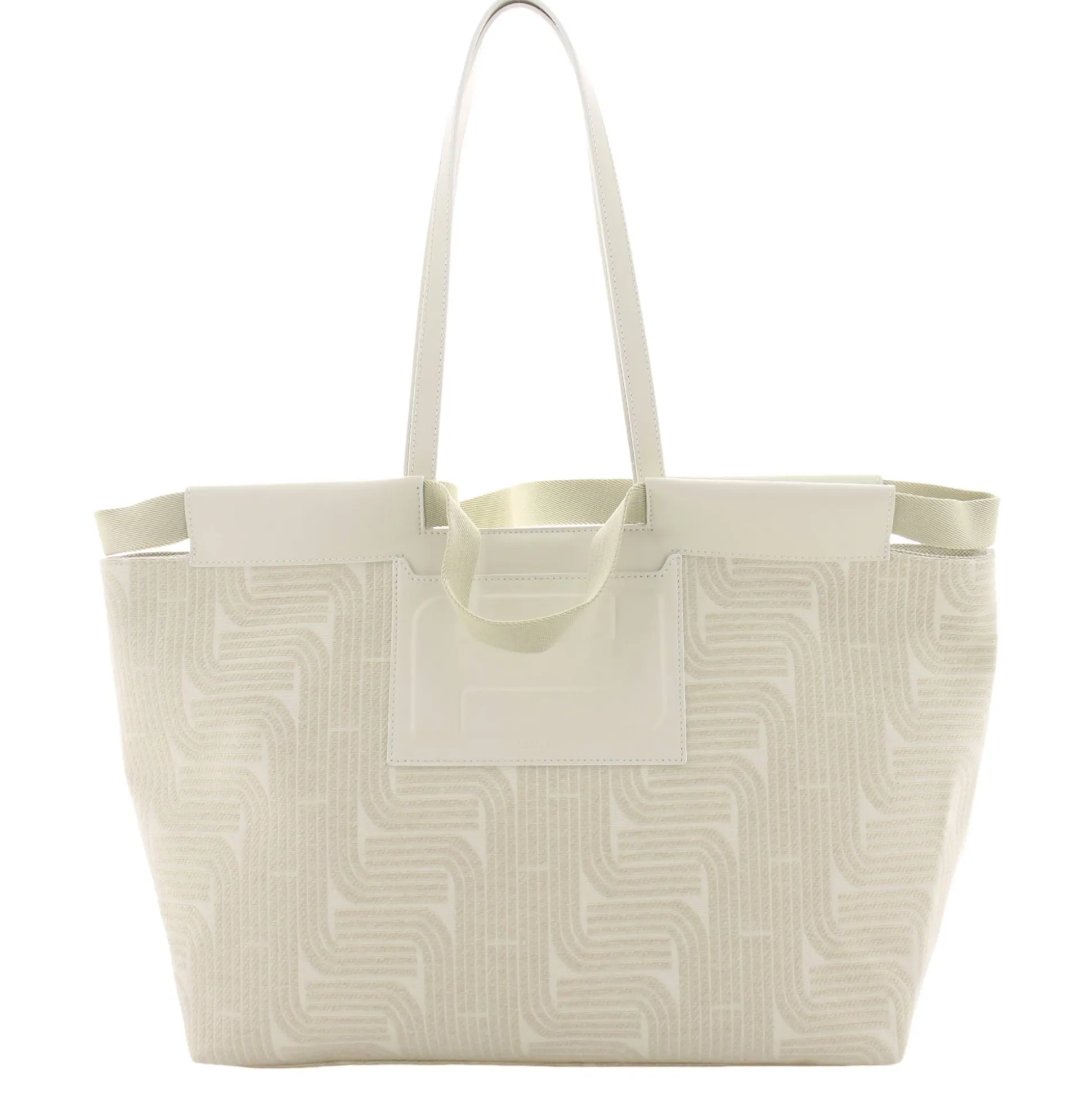 Lancel Grand sac cabas L Camille jacquard et cuir*Femme Sacs Cabas