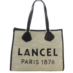 Lancel Grand sac cabas zippe L Summer Tote en jute*Femme Sacs Cabas