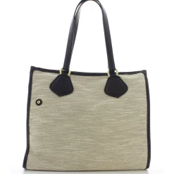 Lancel Grand sac cabas zippe L Summer Tote en jute*Femme Sacs Cabas