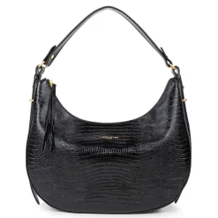 Lancaster Grand sac d'epaule Exotic Lezard & Croco*Femme Sacs Porté Épaule