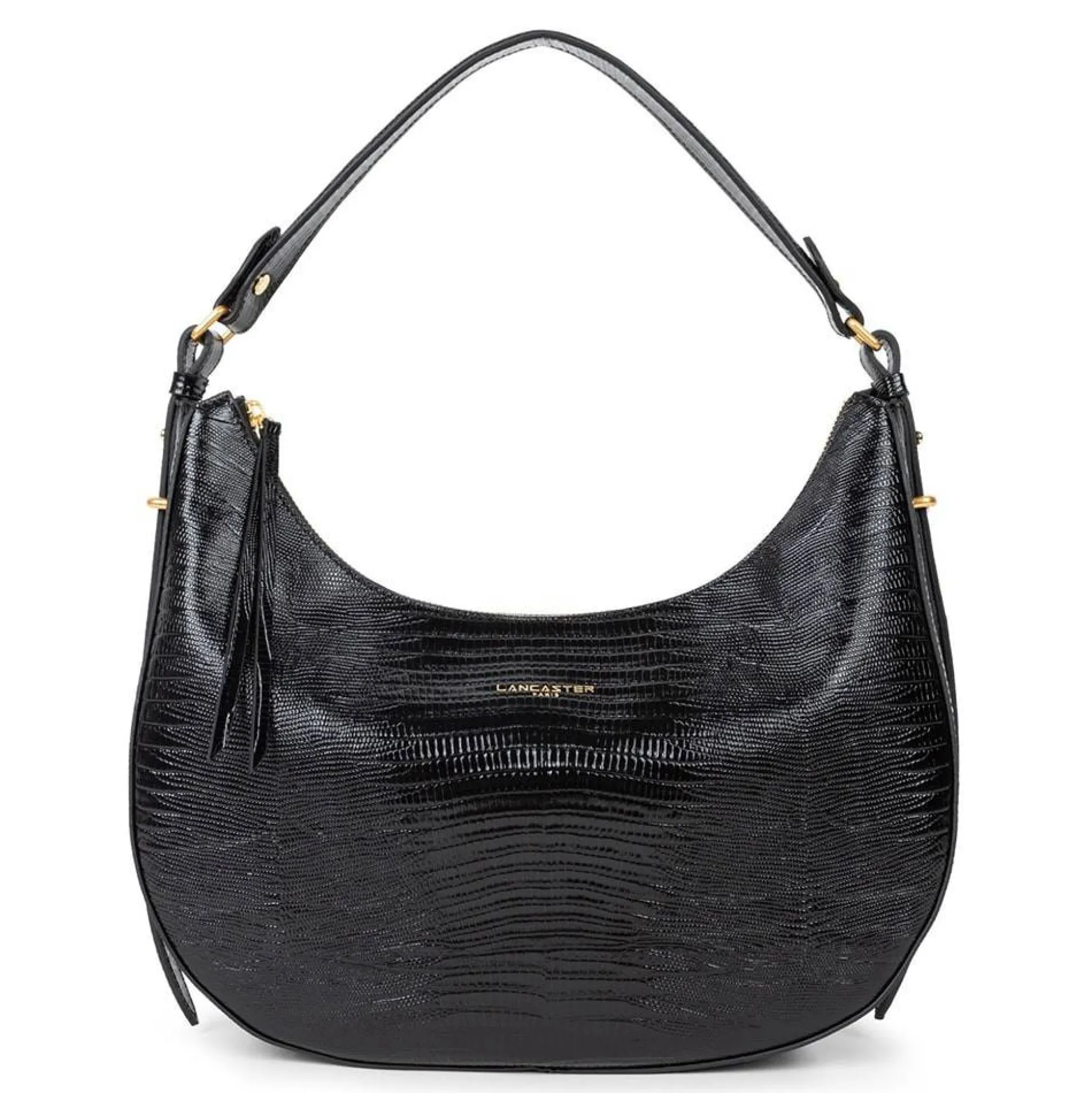 Lancaster Grand sac d'epaule Exotic Lezard & Croco*Femme Sacs Porté Épaule